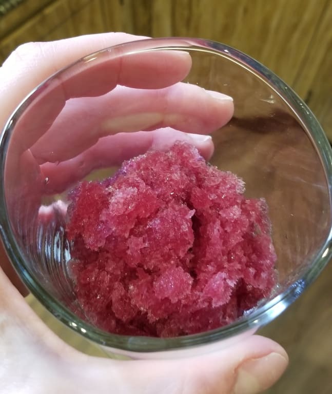 Frozen Wine Slushie Mix from Uncommon Goods. Customer submitted image.
