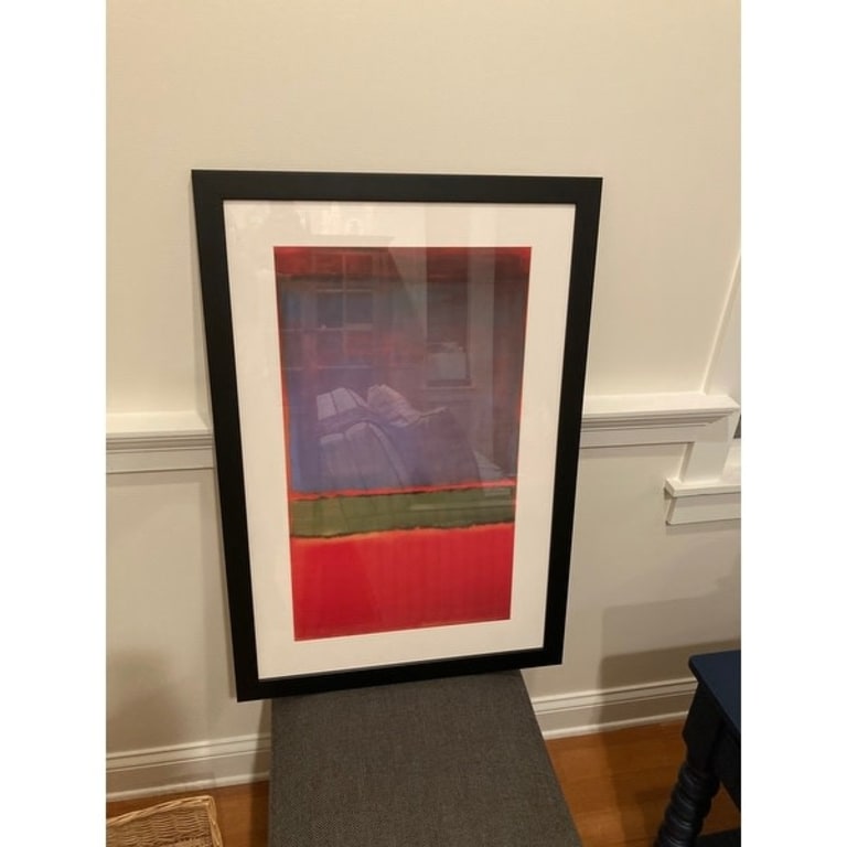 Framed Art Print 'No. 6 - Violet, Green and Red, 1951' by Mark