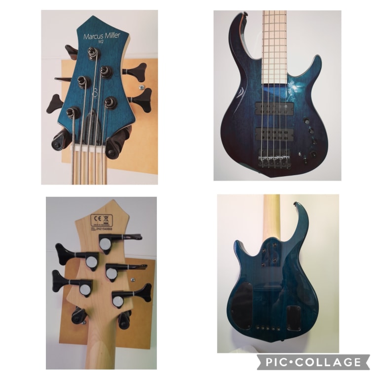 Marcus Miller M2 エレキベースレフティ 5弦 青 Marcus Miller M2 エレキベースレフティ 5弦 青 - メルカリ
