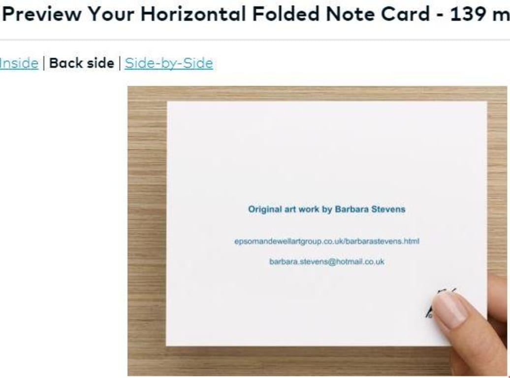 Note Card Printing