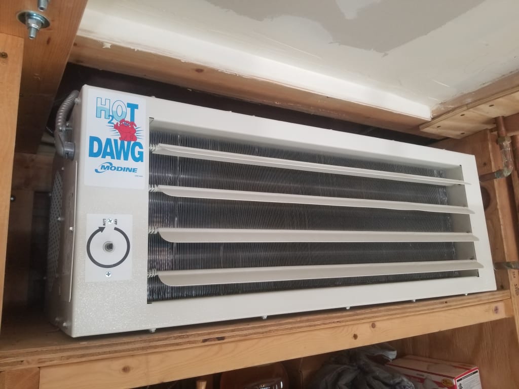 Hot Dawg Modine Heater Hot Water HHD45SB01SA Modine HHD45SB01SA