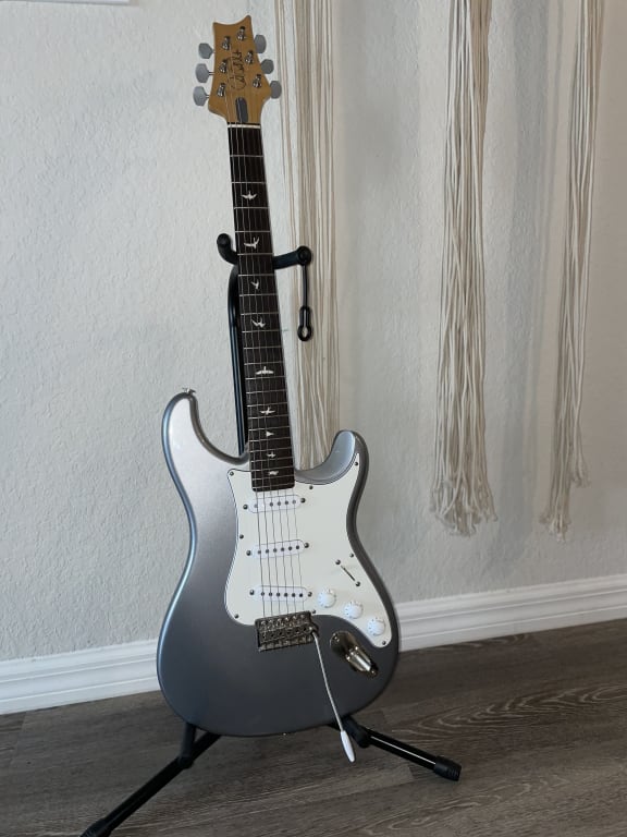 Platinum PRS John Mayer Silver Sky Electric Guitar Moc Sand Satin