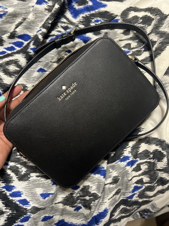 Kate+Spade+Harper+Leather+Crossbody+Women%27s+Purse+-+Black+%28WKR00062%29  for sale online