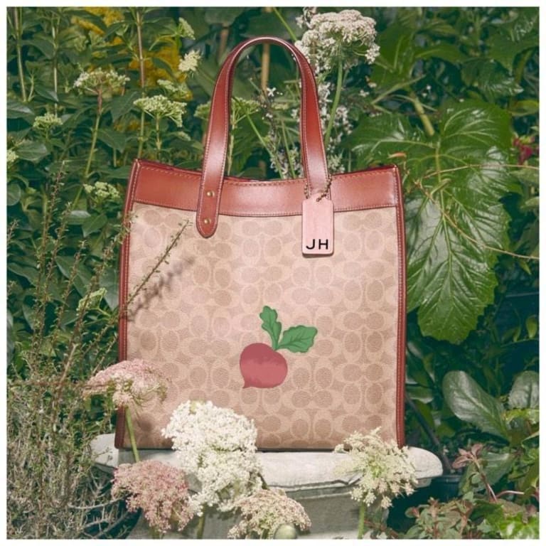 COACH®: Field Tote 30 In Upwoven Leather