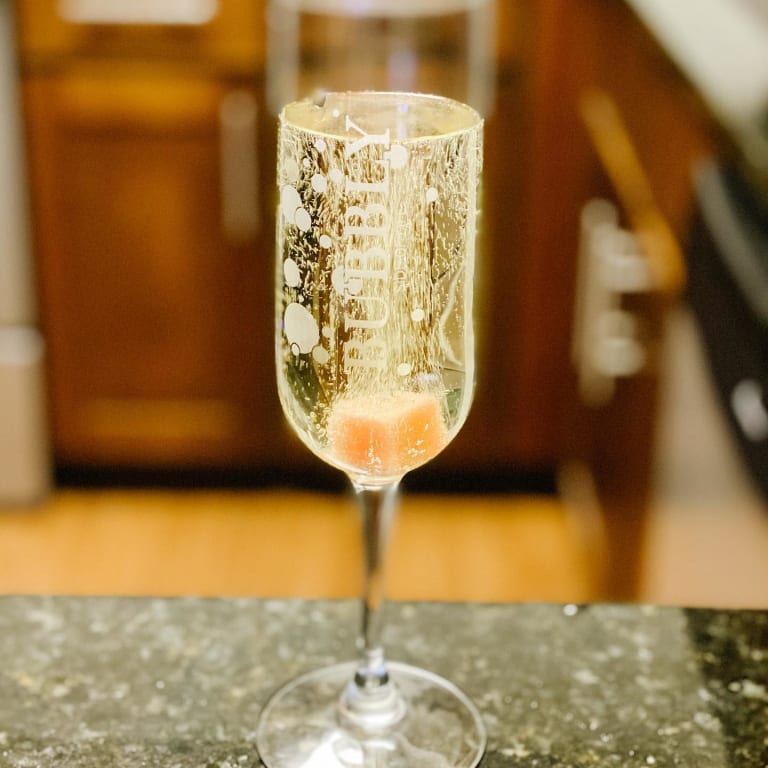 Minute Mimosa Sugar Cube Trio from Uncommon Goods. Customer submitted image.