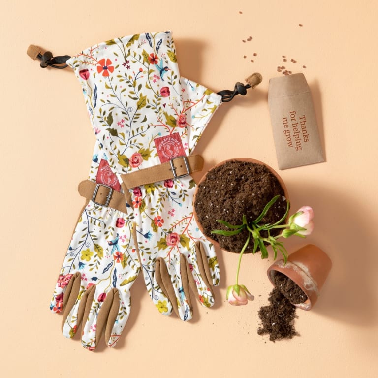Arm-Protecting Garden Gloves from Uncommon Goods. Customer submitted image.