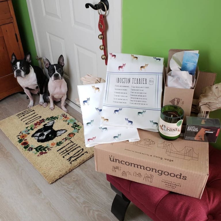 Pedigree Poem Dish Towel from Uncommon Goods. Customer submitted image.