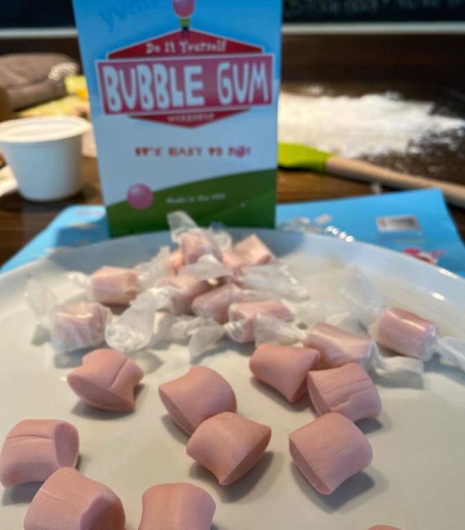 DIY Bubble Gum Kit from Uncommon Goods. Customer submitted image.