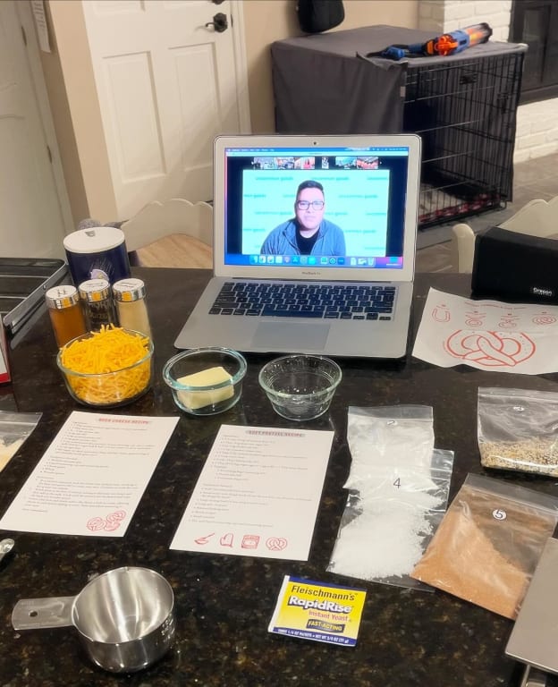 Pretzels & Beer Cheese Class from Uncommon Goods. Customer submitted image.