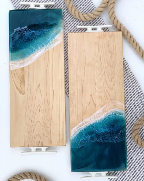 Coastal Serving Board from Uncommon Goods. Customer submitted image.
