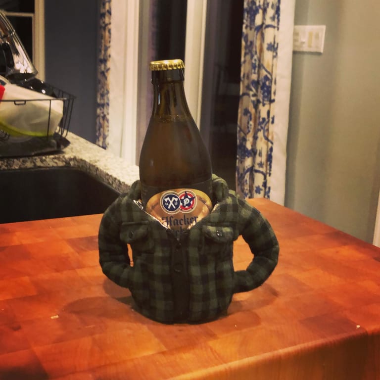Chill Beer Flannel from Uncommon Goods. Customer submitted image.