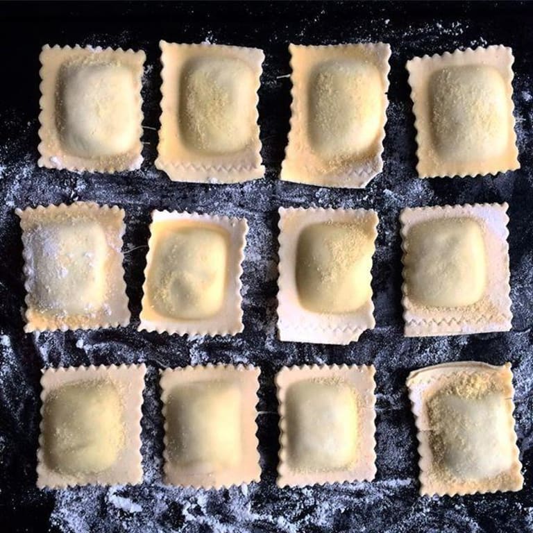 Homemade Mushroom Ravioli Kit from Uncommon Goods. Customer submitted image.