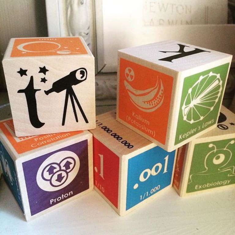 Periodic Table Building Blocks from Uncommon Goods. Customer submitted image.
