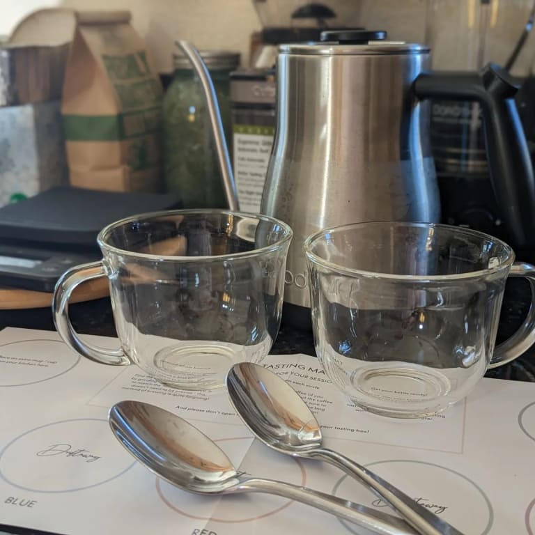 Trade Secrets Coffee Tasting Class from Uncommon Goods. Customer submitted image.