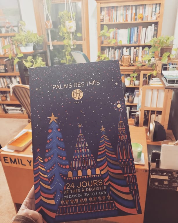 24 Days of Tea Advent Calendar from Uncommon Goods. Customer submitted image.