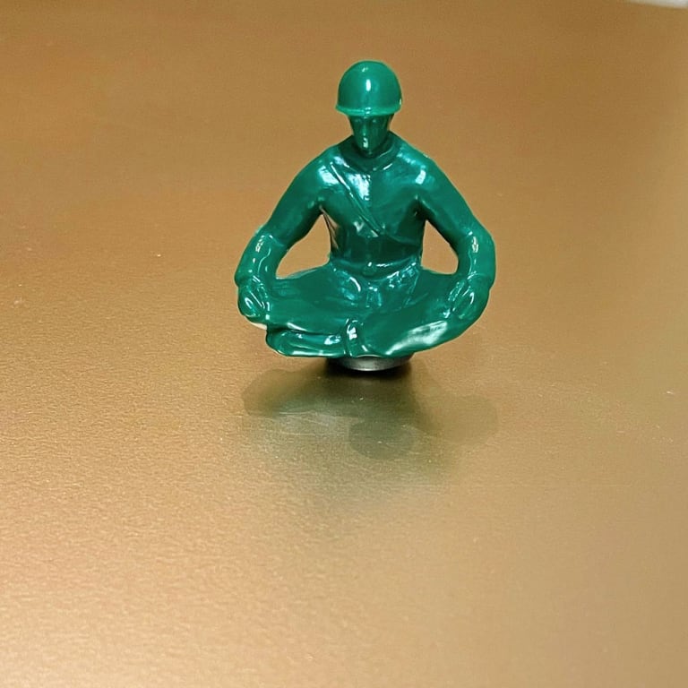 Yoga Joes from Uncommon Goods. Customer submitted image.