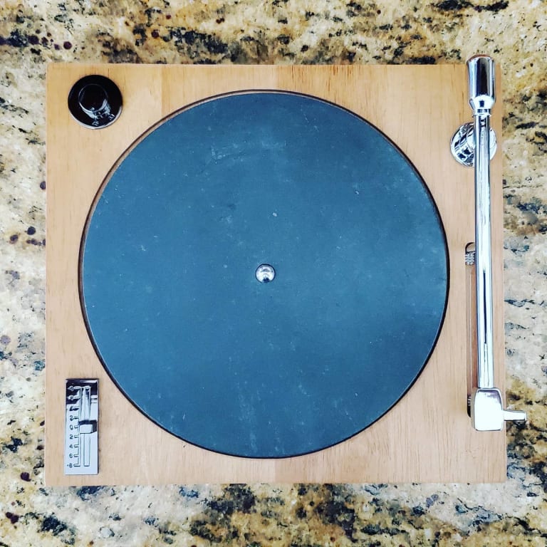 Turntable Cheese Board from Uncommon Goods. Customer submitted image.