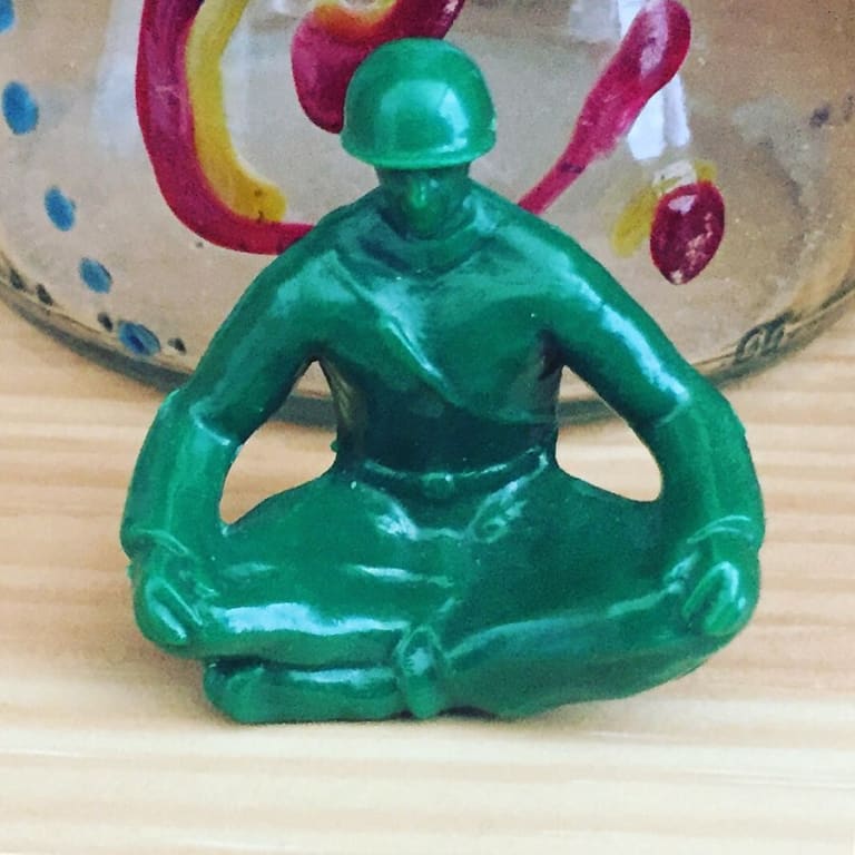 Yoga Joes from Uncommon Goods. Customer submitted image.