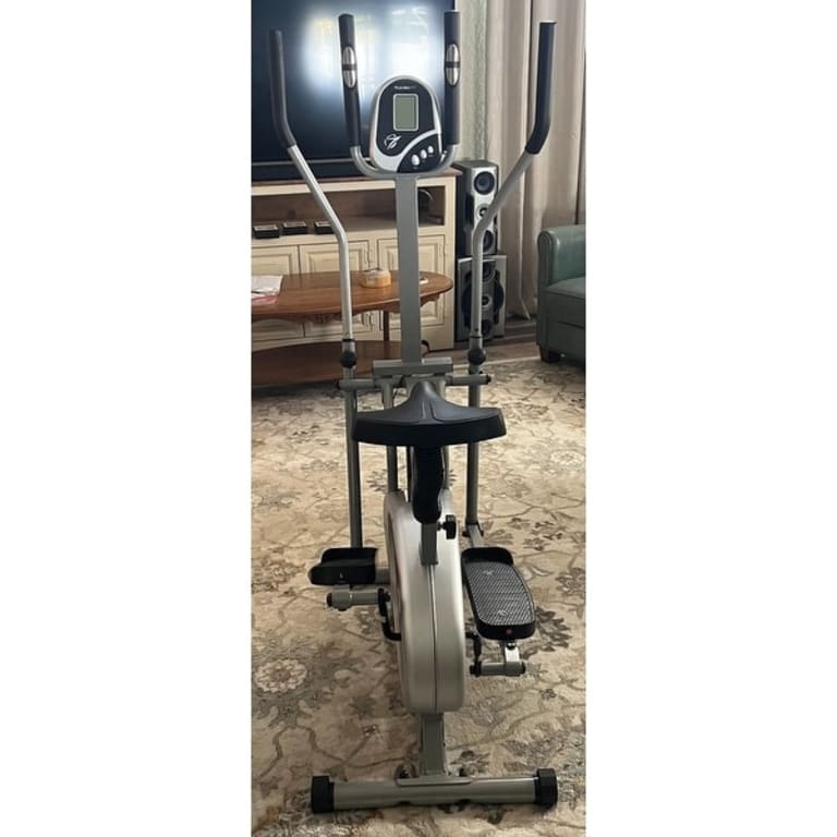 Gorilla sports Elliptical Cross Trainer And Exercise Bike 2-In-1