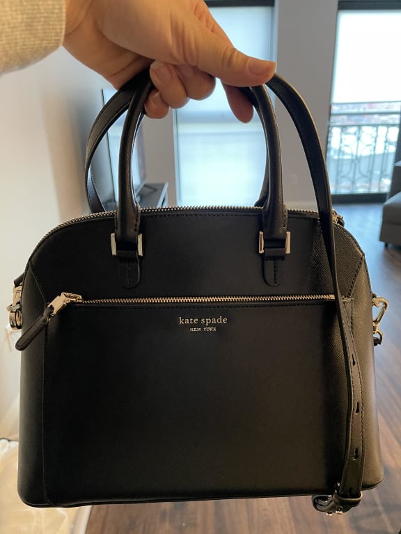 Kate Spade Louise Medium Dome Crossbody Bag in Black pxrub254 –