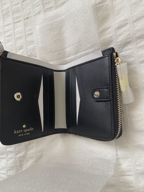 Buy Kate spade small zip bifold wallet small zip wallet bifold wallet  pink/black ladies WLR00121 ‐ pink/black from Japan - Buy authentic Plus  exclusive items from Japan