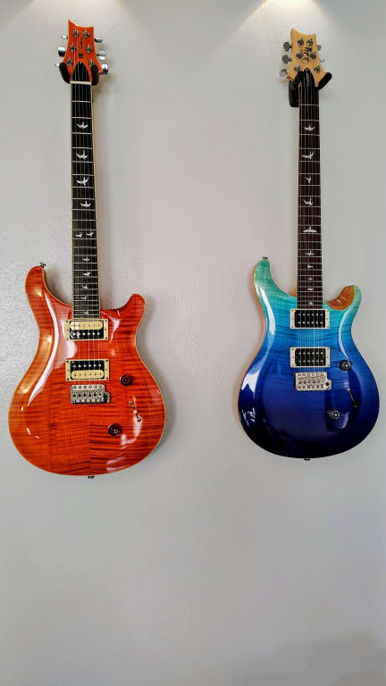 PRS SE Custom 24 Electric Guitar-Sapphire Fade