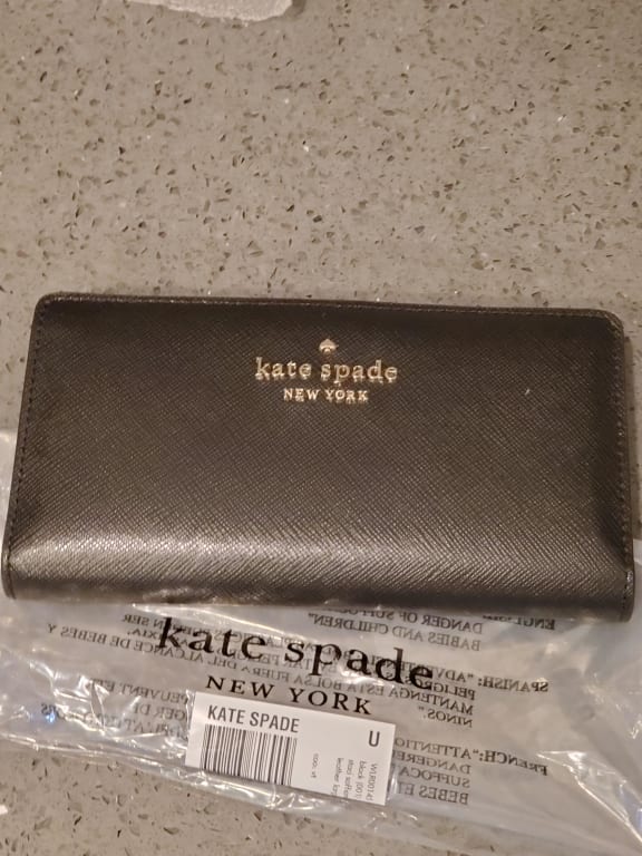 KATE SPADE Black Cameron Street Large Stacy Continental Wallet – Style  Exchange Boutique PGH