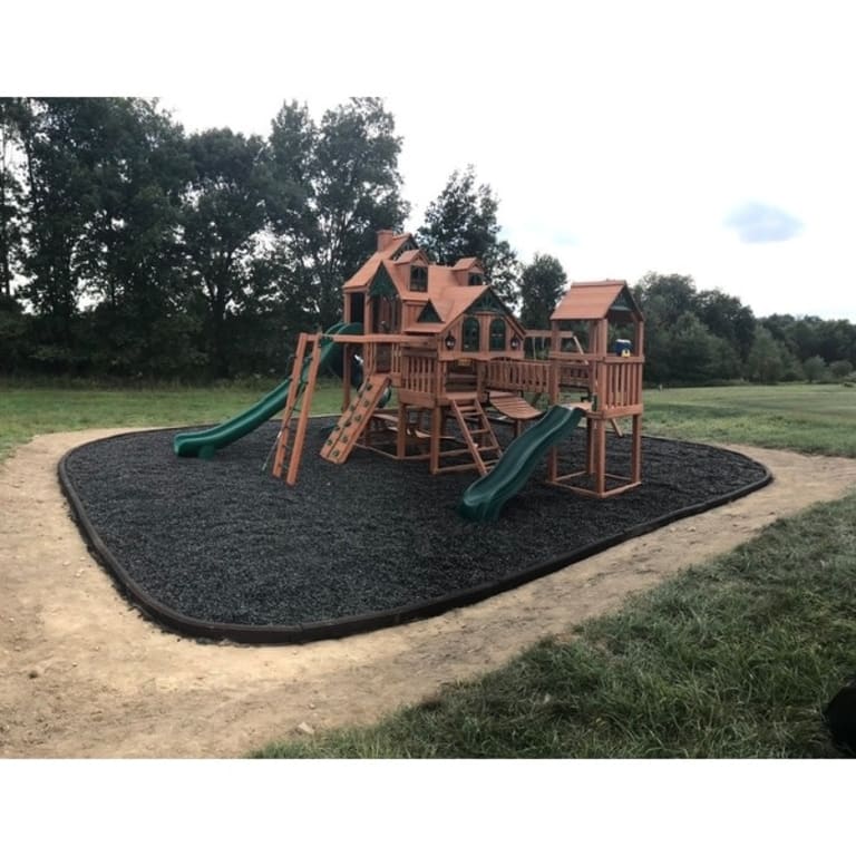 Gorilla Playsets Empire Extreme Wooden Play Set w/ Monkey Bars