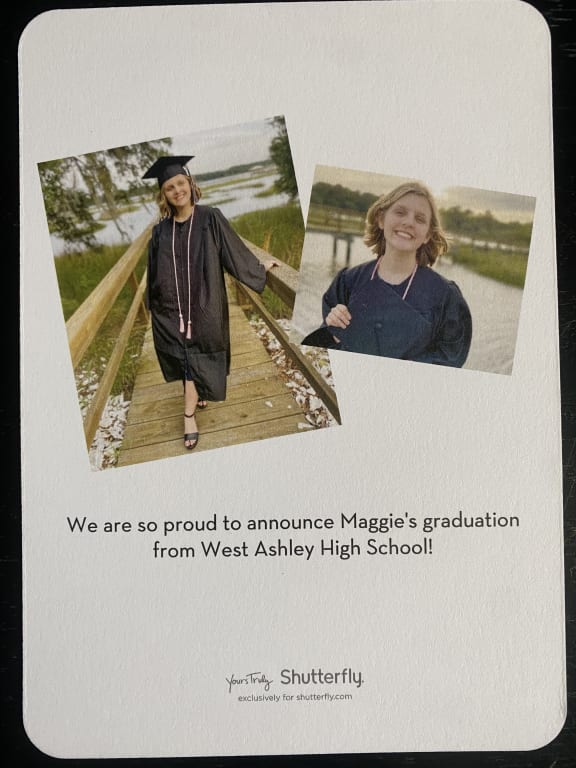 Upload Your Own Design 5x7 Graduation Announcements