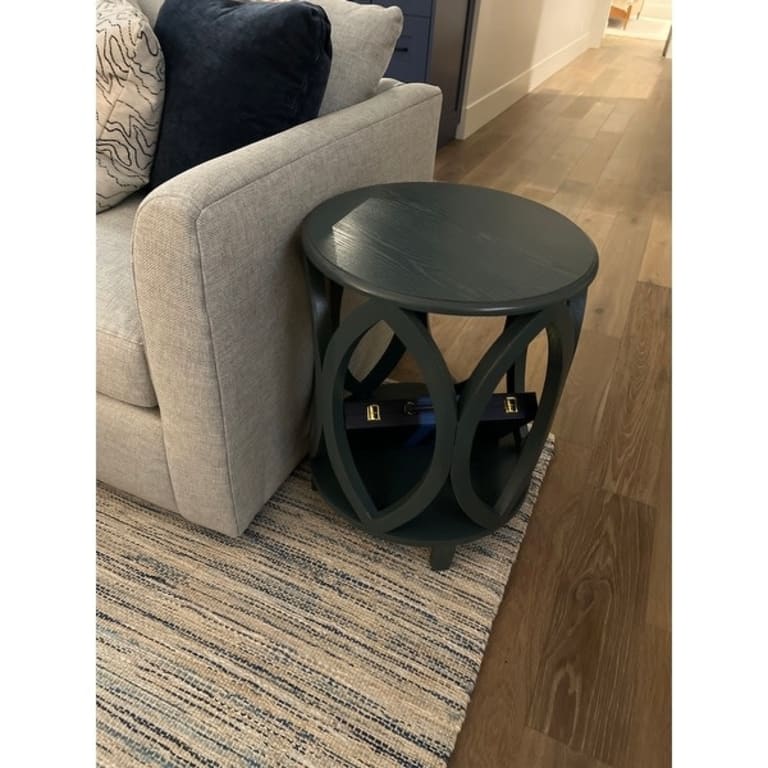 Safavieh Janika Dark Teal Accent Table テーブル SAFAVIEH Janika Dark Teal Accent Table - 19.8