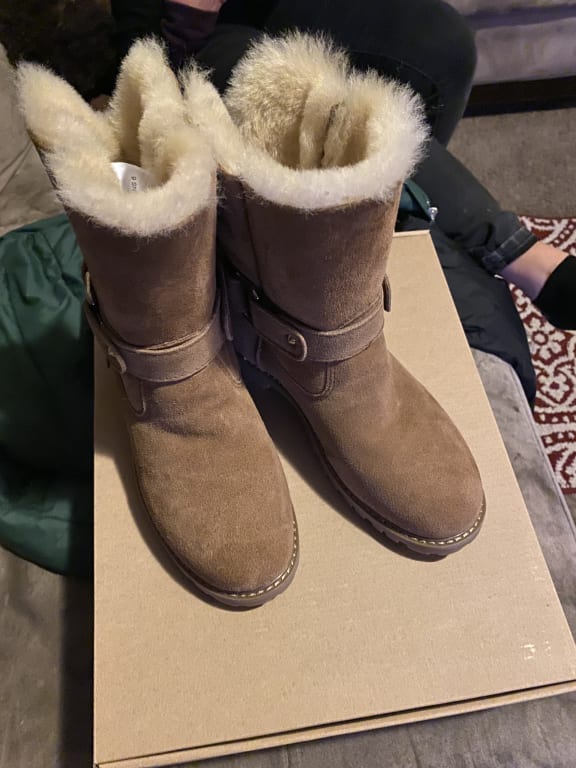 Customer Image Captioned: Australian Boots