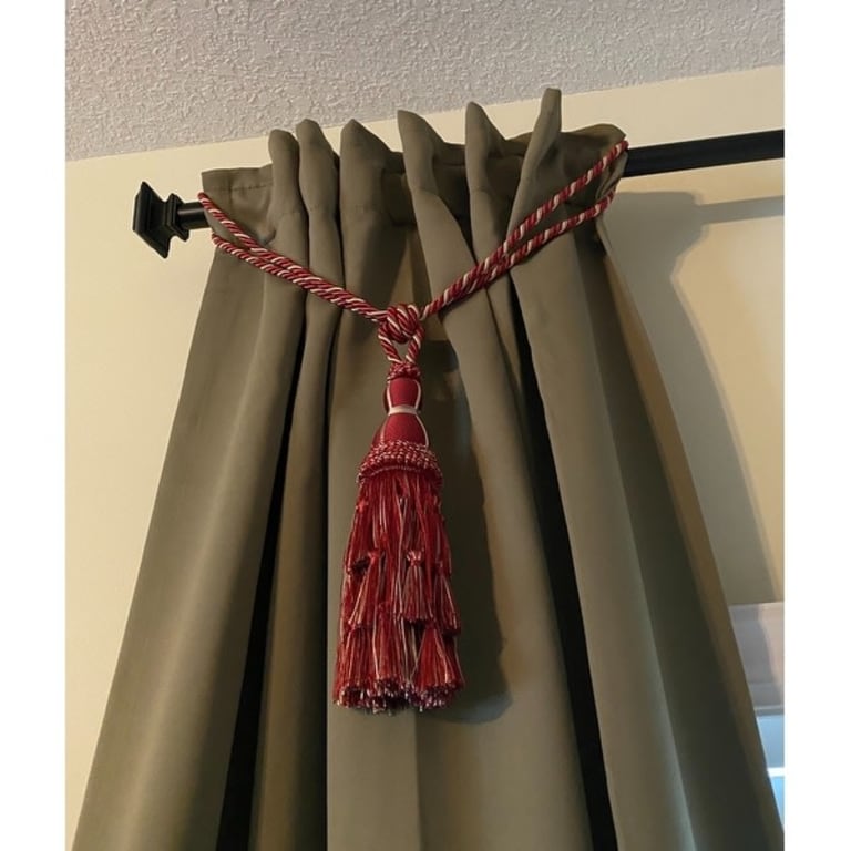 Elrene Charlotte Tassel Curtain Tieback Rope Bed Bath & Beyond 17036818