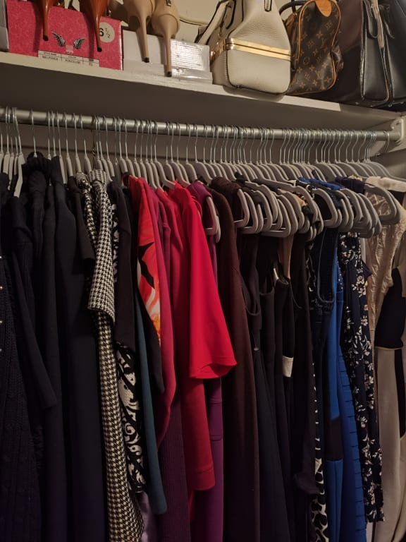 House Day Navy Velvet Hangers 60 Pack, Non-Slip Felt, Heavy Duty Coat & Suit Hangers, Size: 60pk, Blue