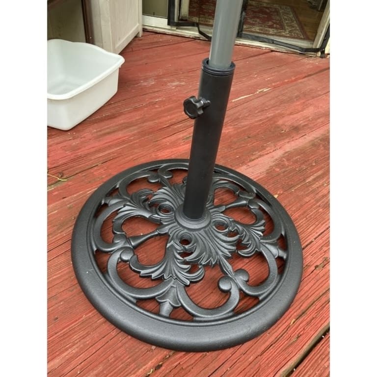 TropiShade Cast Iron Umbrella Base, Black Bed Bath & Beyond 20525933