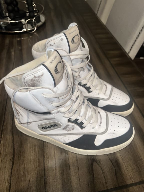 Coach Previews Scuffed High Top Sneaker