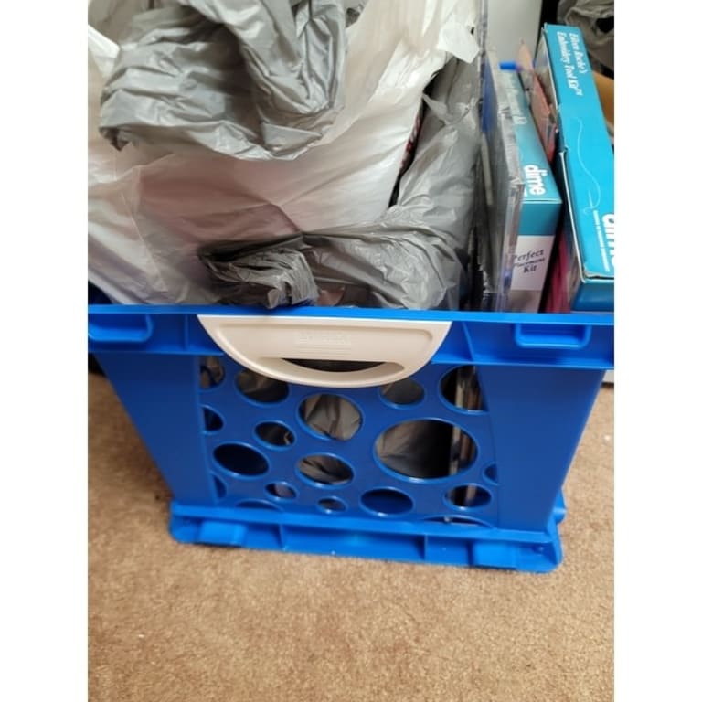 Storex Premium File Crate with Handles On Sale Bed Bath & Beyond