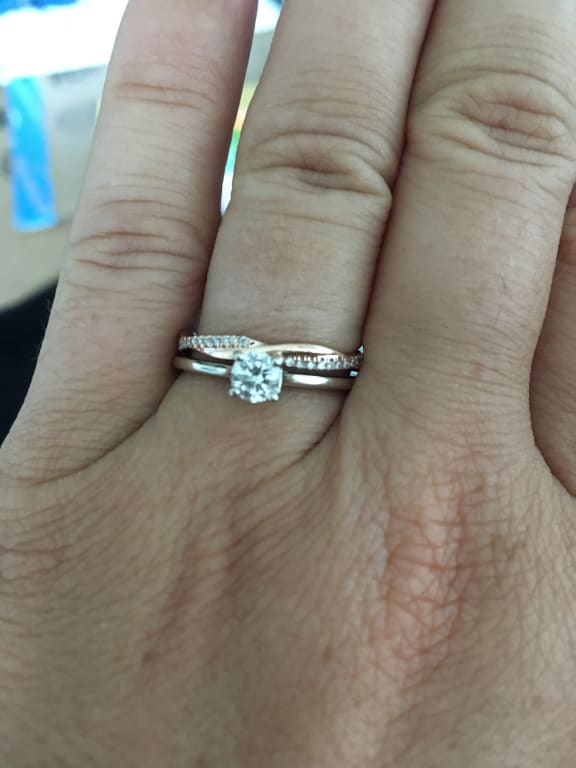 Petite Twisted Vine Eternity Wedding Ring Brilliant Earth