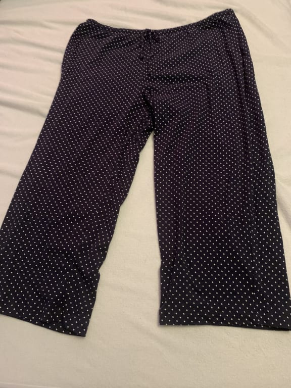 Lauren Ralph Lauren Capri Spot Pyjama Set, Navy