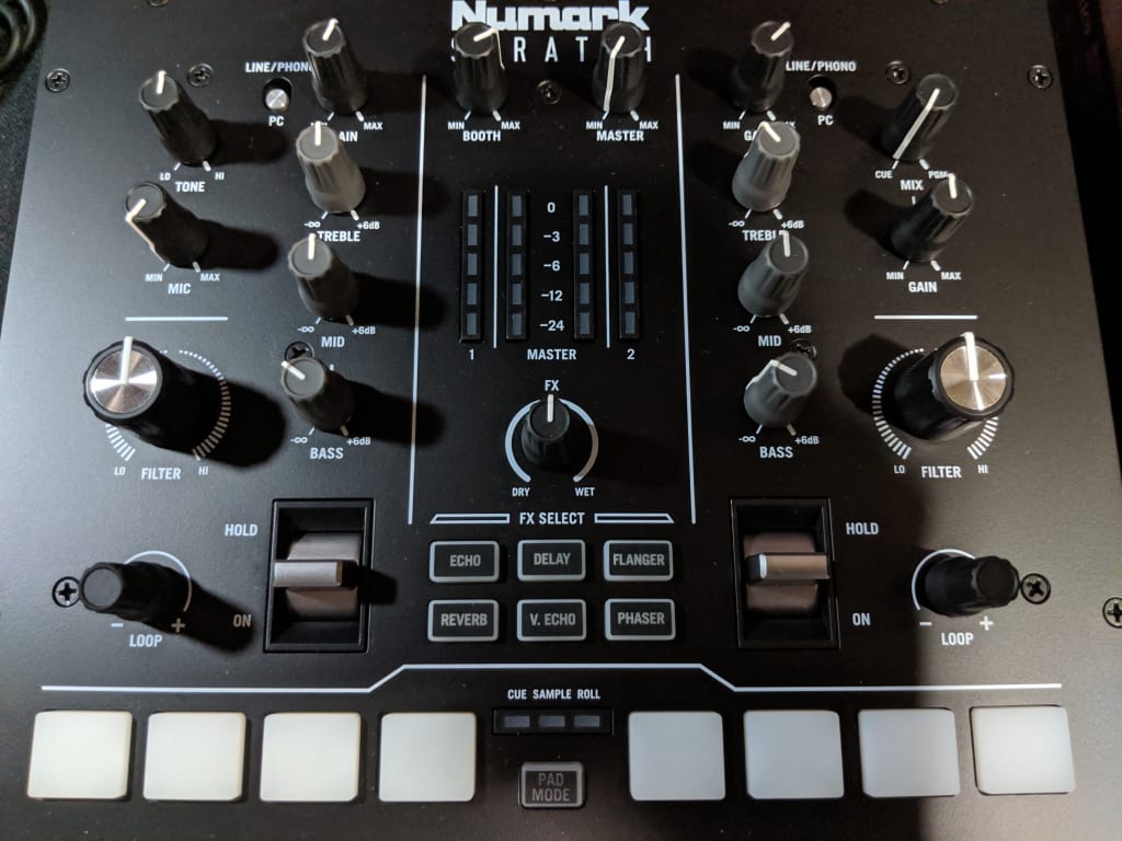 Open Box Numark Scratch 2-Channel DJ Mixer for Serato DJ Pro