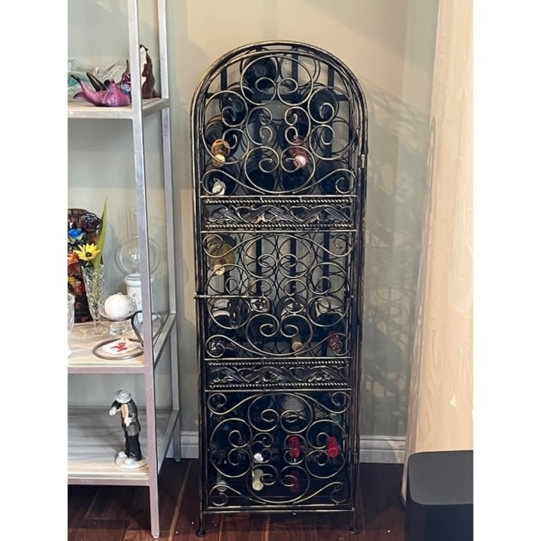 Renaissance Wrought Iron Wine Jail Bed Bath & Beyond 10068444