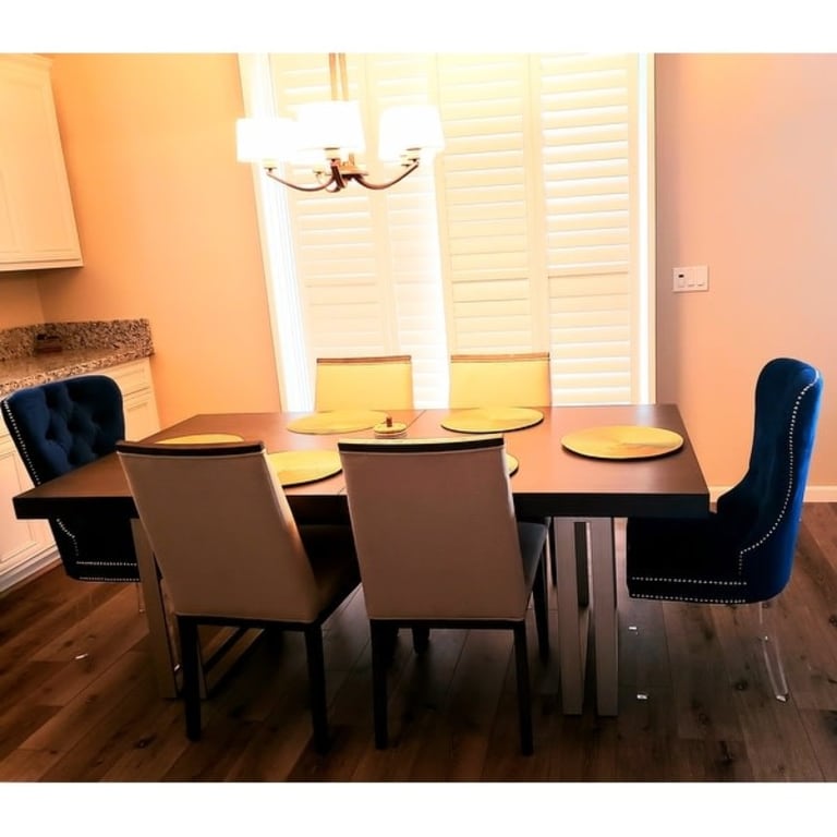 Abbyson Villette Tufted Velvet Dining Chair Bed Bath & Beyond 19421797