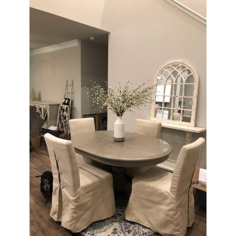 Summer House Dove Grey Pedestal Table Bed Bath & Beyond 17310229