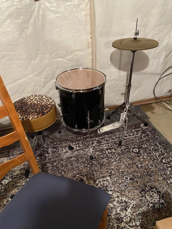 Pearl Export New Fusion 5-Piece Drum Set With Hardware Slipstream