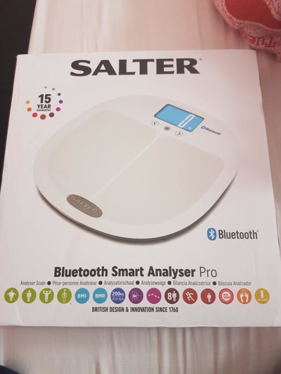 Buy Salter Curve Smart Bluetooth Analyser Scale, White/Black