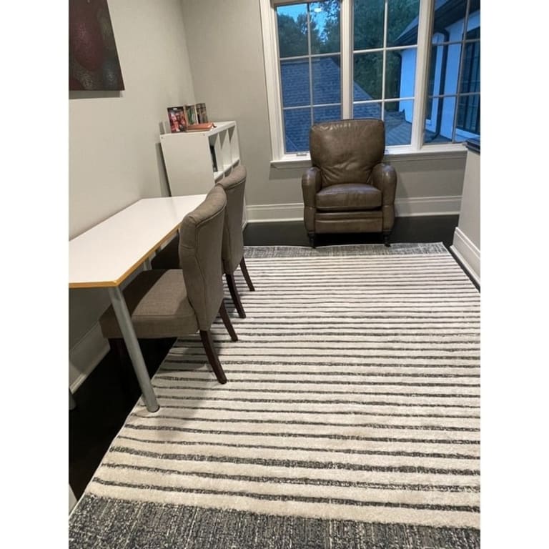 Alexander Home Vail Contemporary Stripe Area Rug Bed Bath & Beyond