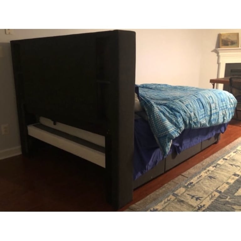 Savoy Upholstered Storage Wingback Bed Bed Bath & Beyond 28756623