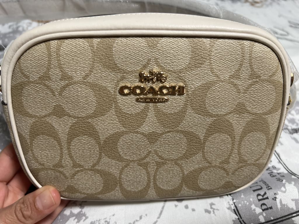 COACH®  Mini Jamie Camera Bag In Signature Canvas With Nostalgic Ditsy  Print