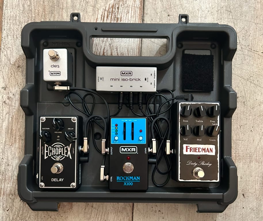 MXR Rockman X100 Analog Tone Processor Effects Pedal - Blue MXR Rockman X100 Analog Tone Processor Effects Pedal - Blue