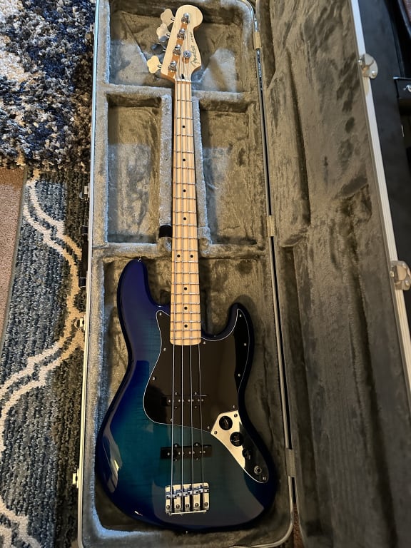 美品】Fender Player Jazz Bass 水色セミハードケース付き Fender