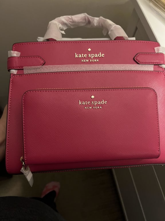 staci medium satchel kate spade pale hydrangea｜TikTok Search